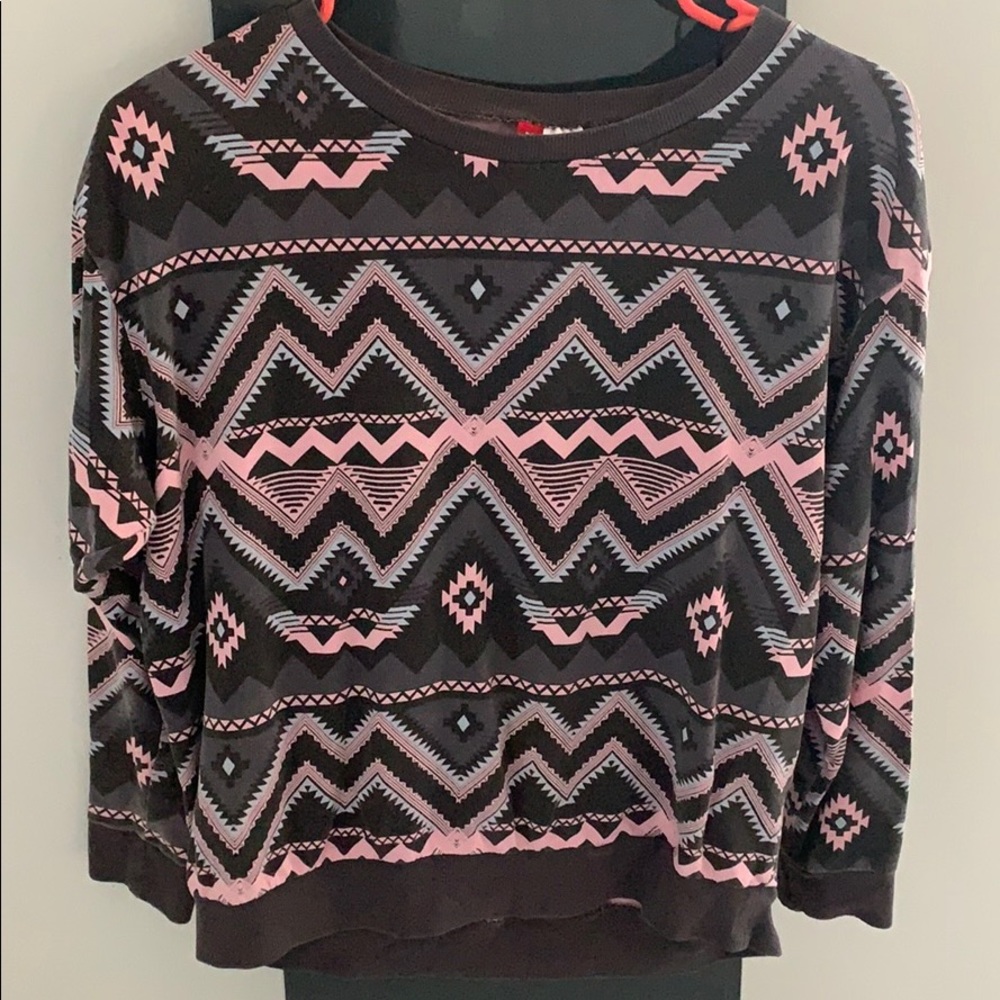 Long sleeve H&M gray and pink
